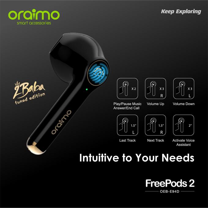 oraimo free pod 2 price